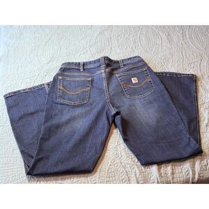 Carhartt Women's Dark Blue Boot Cut Jeans